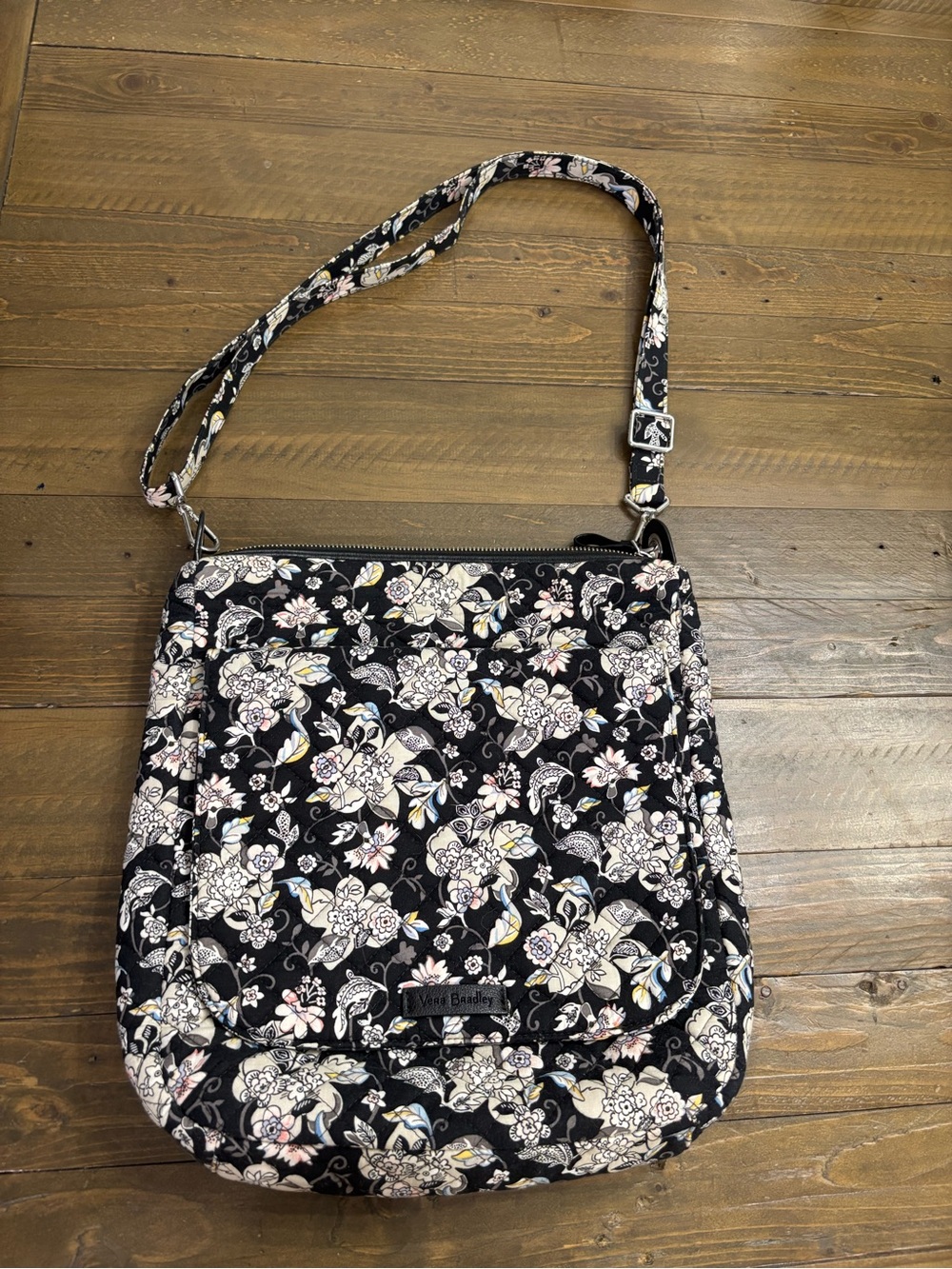 Vera Bradley Carson Hipster Crossbody in the Holland Garden Pattern